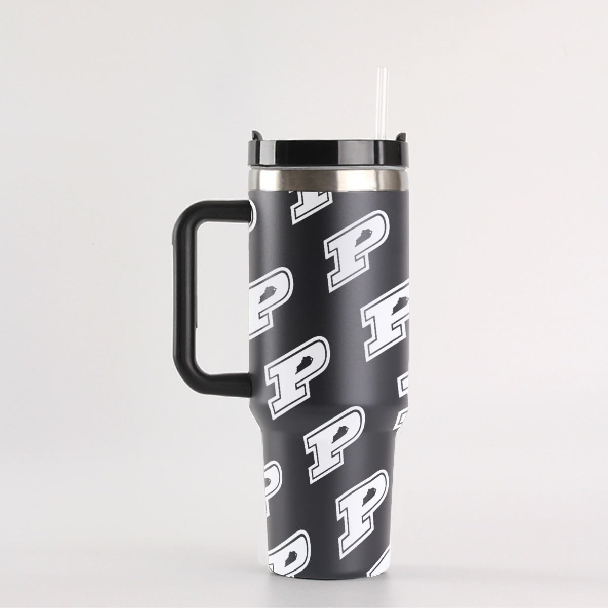 Pikeville Independent Kentucky Logo 40 oz Tumbler With Handle