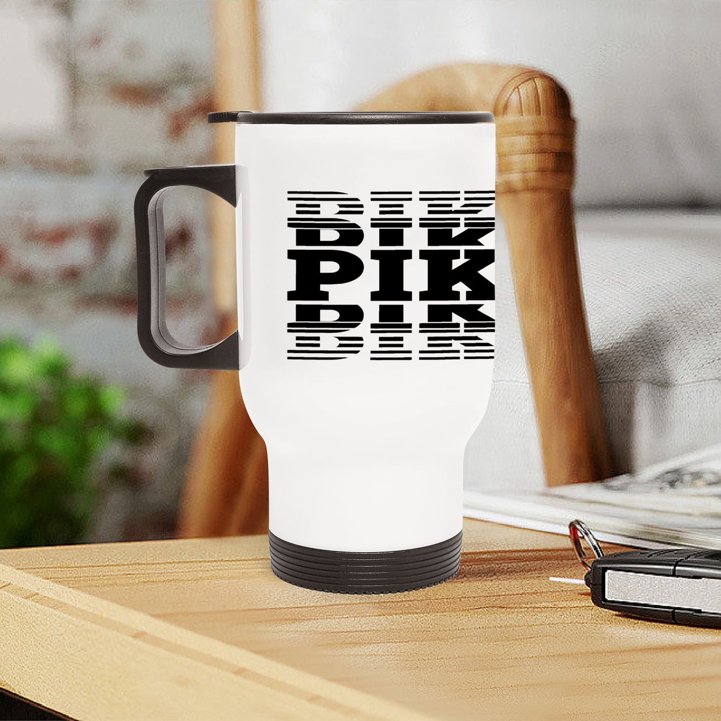 Pikeville Text 20oz Insulated Tumbler (With Handle)