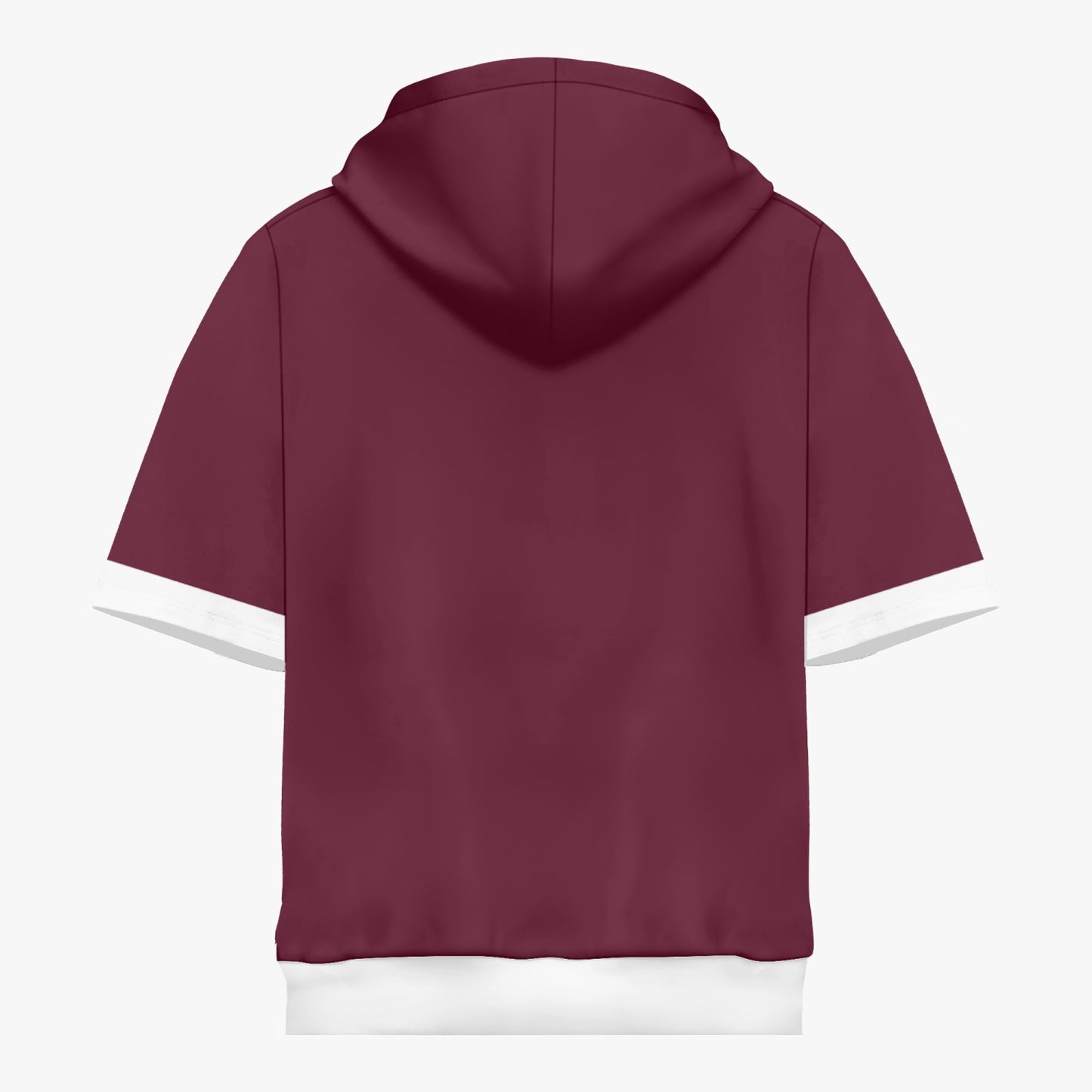 Maroon Pikeville Kentucky P Short Sleeve Panther Paw Hoodie