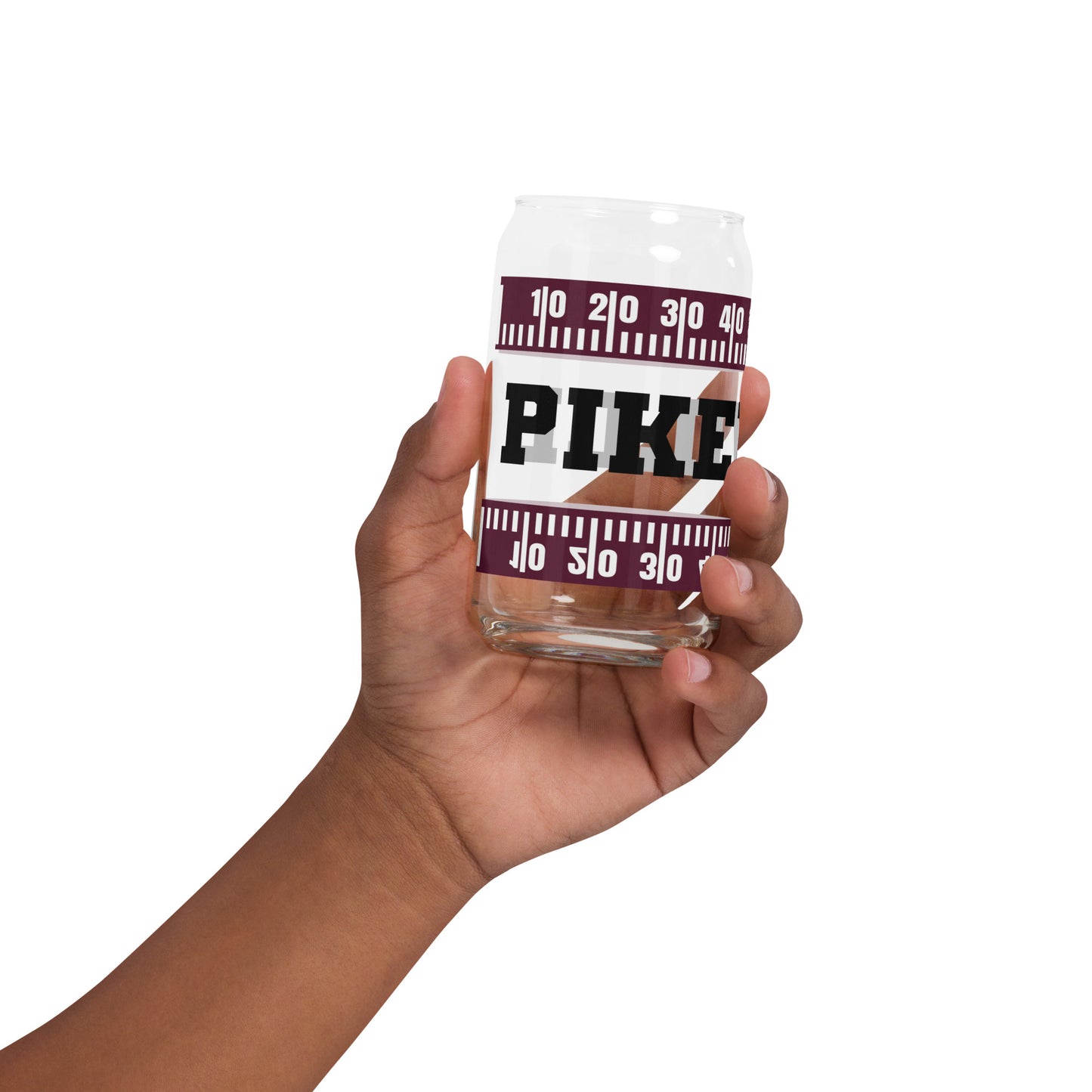 Pikeville Football Yards Can Shaped Drinking Glass