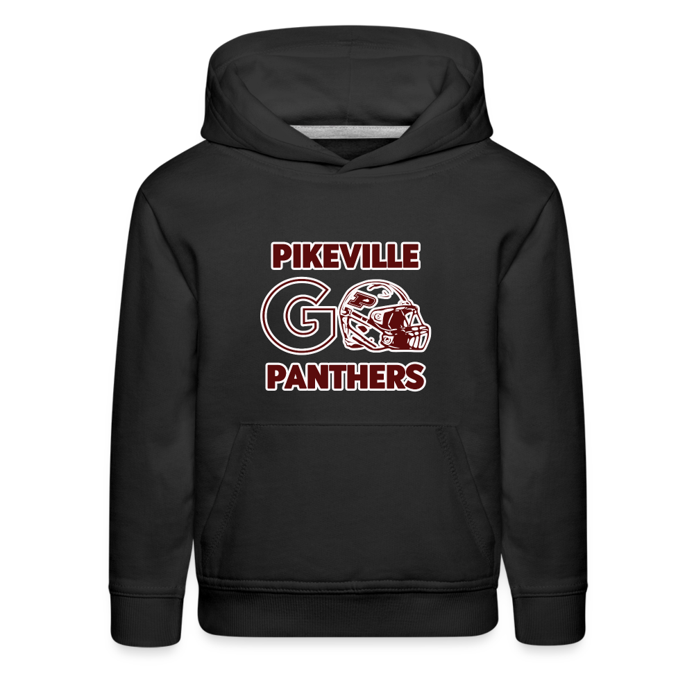 Pikeville Panthers Helmet Kids' Premium Hoodie - black