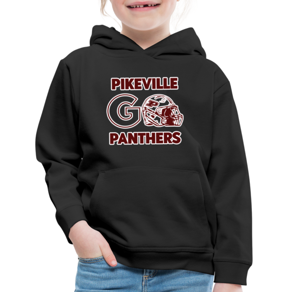 Pikeville Panthers Helmet Kids' Premium Hoodie - black